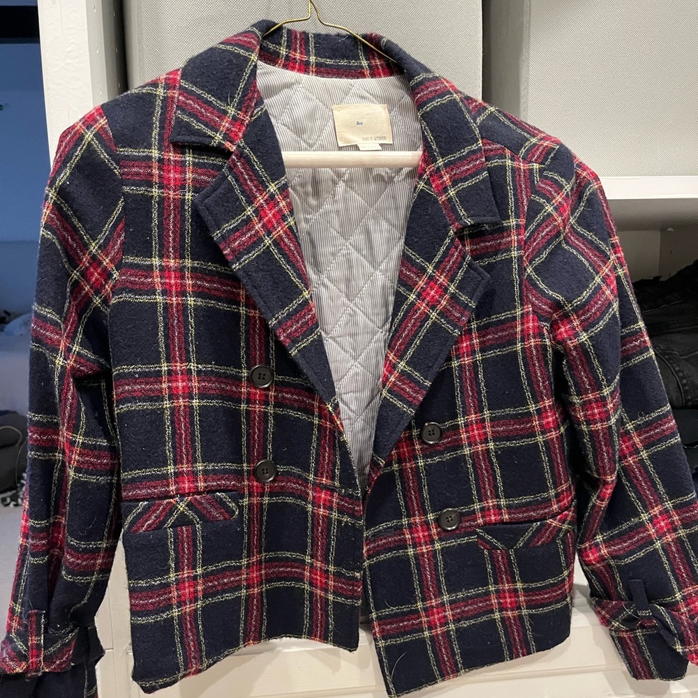 Boy Band of Outsiders - Small Plaid Jacket Blazer